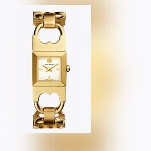 Tory Burch Double T- Link watch.
